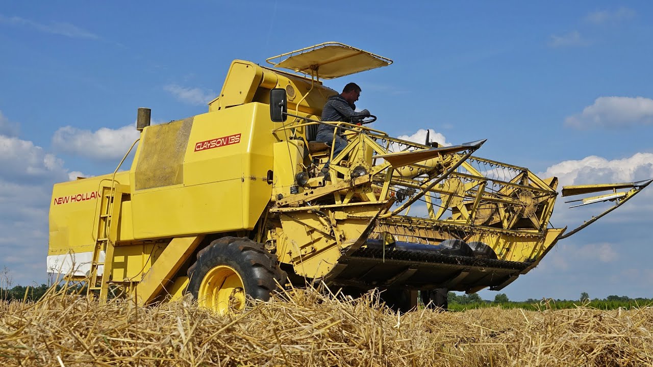 Threshing Summer Barley | New Holland Clayson 135 + Deutz-Fahr Agrotron | 2021