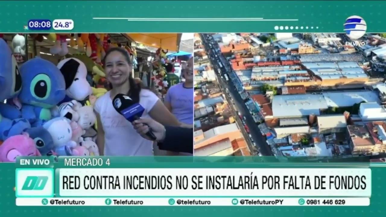 Escaso movimiento en el Mercado 4 de Asunción