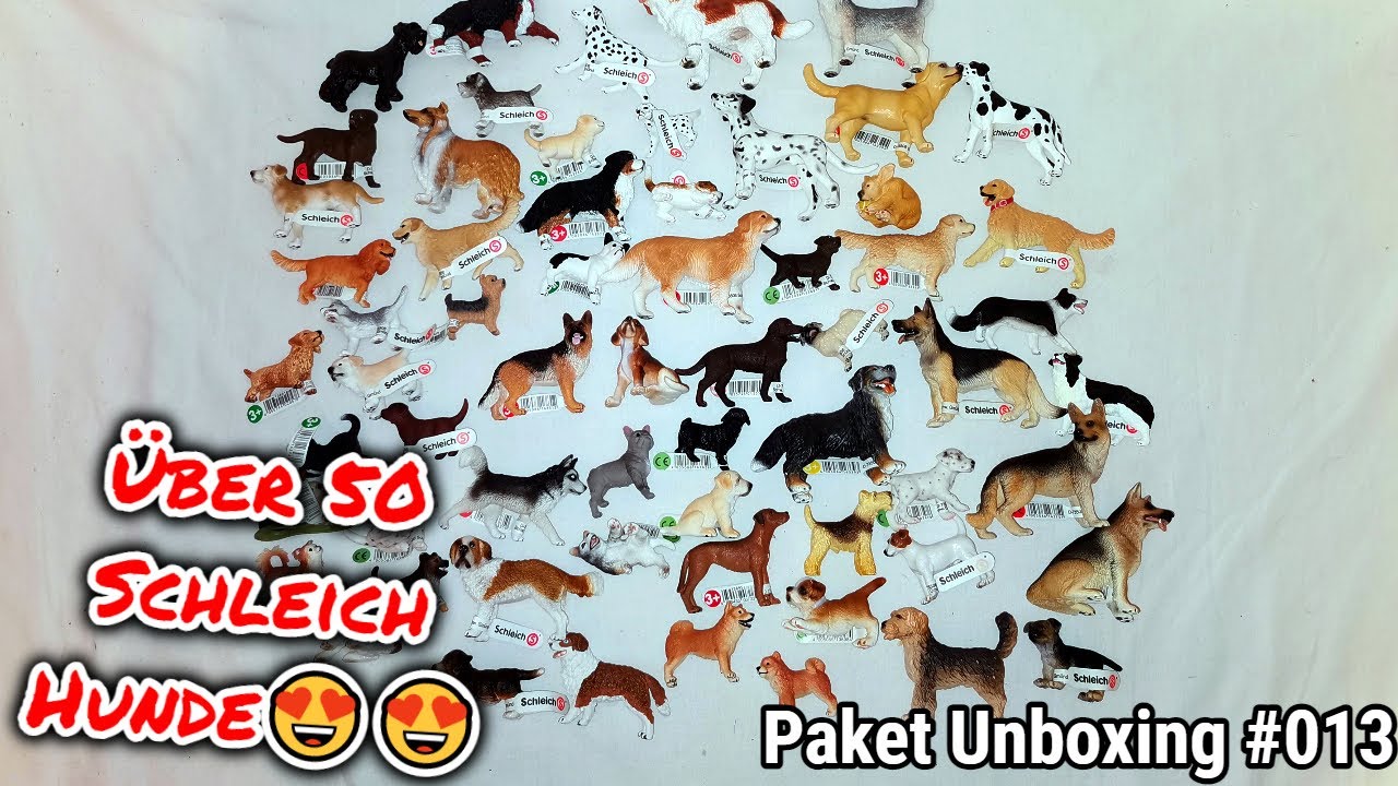 XXXL Schleich Hunde Paket Unboxing 😍🐶I Paket Unboxing #013