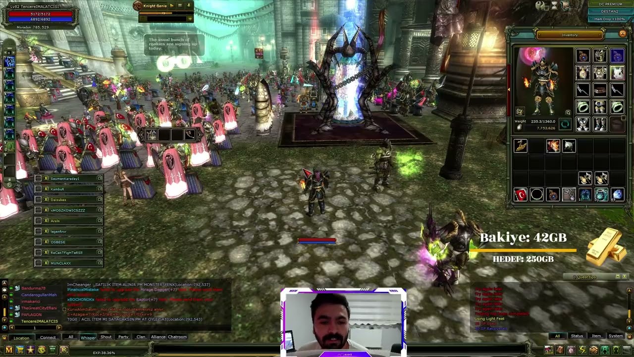 [DESTAN] Knight online Pazar Yaparak Char Diziyorum Bölüm6