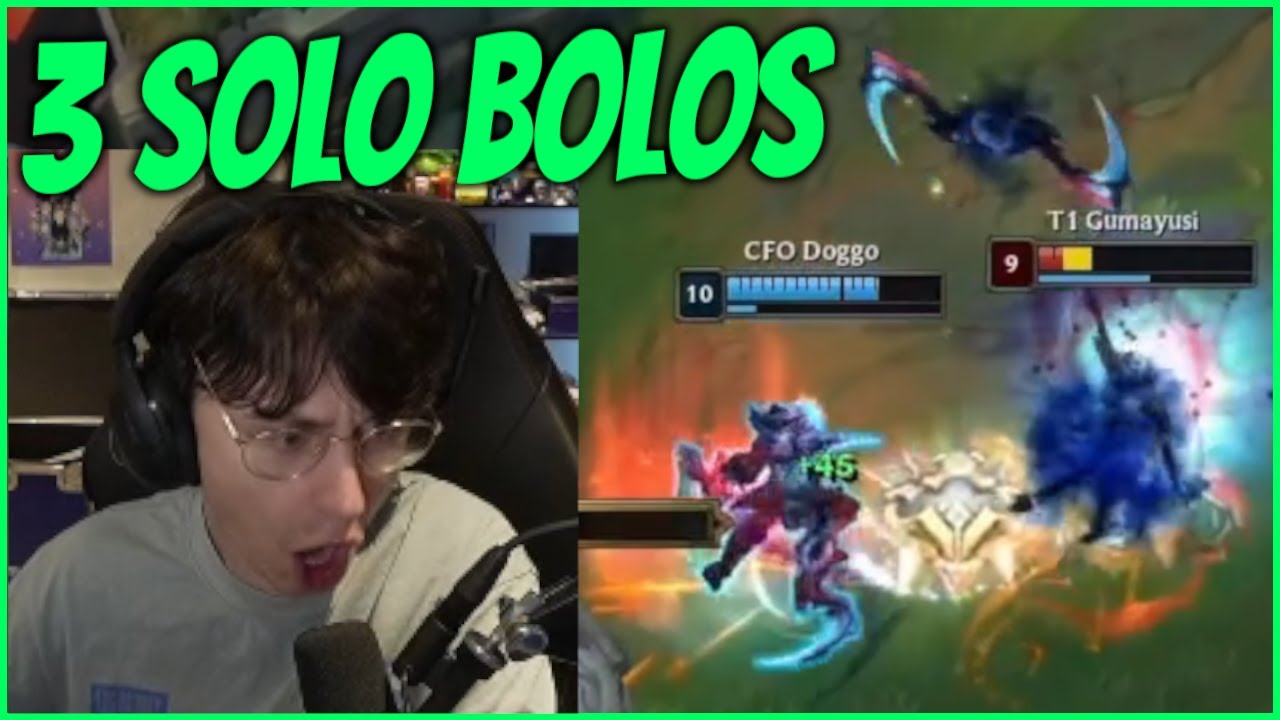 CFO Doggo's Draven Only Clicks Forward - 3 Solo Kills VS T1