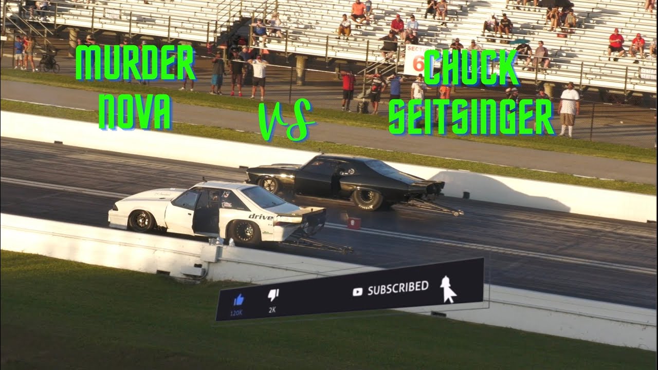 Street outlaws No prep kings Houston Raceway park- Murder Nova Vs Chuck Seitsinger