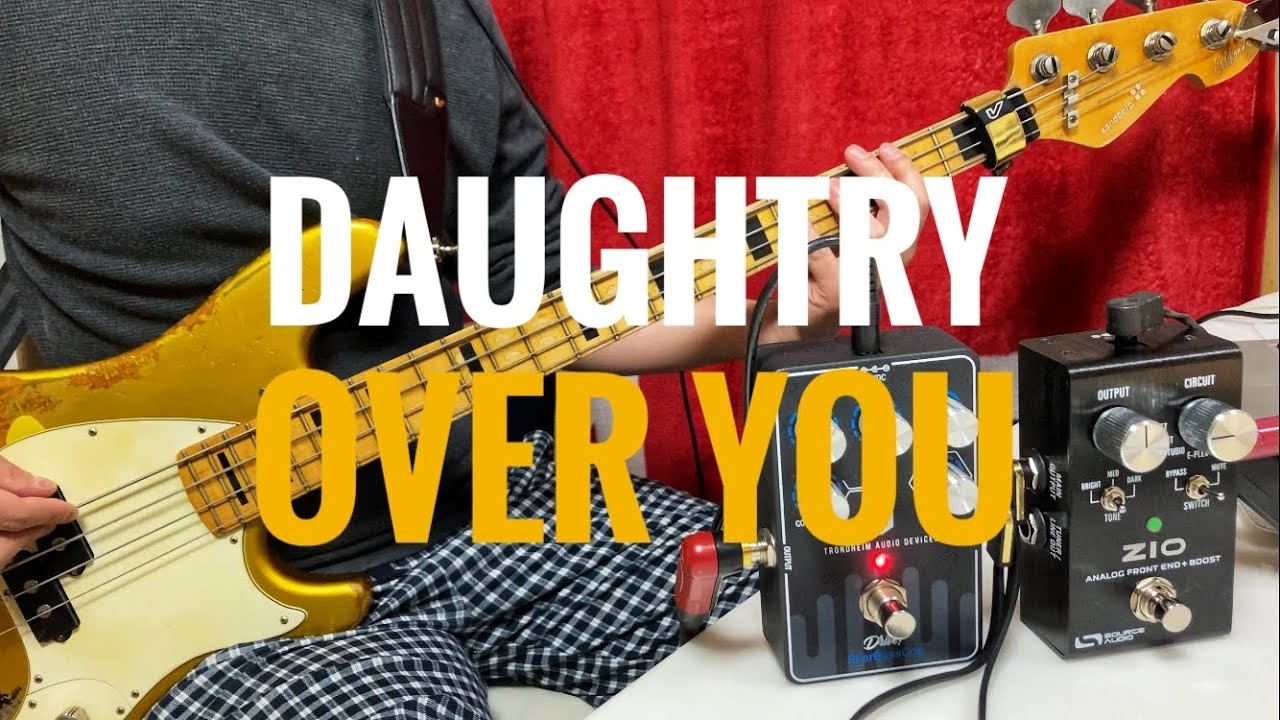#186 Daughtry - Over You bass cover