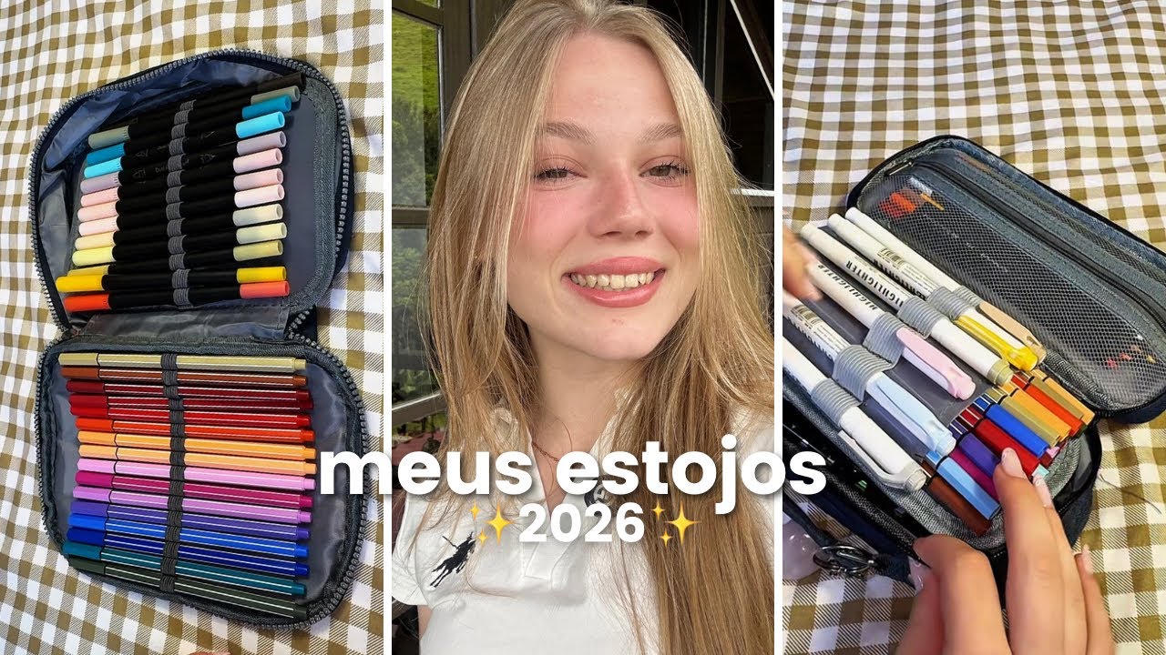 Organizando Meu Estojo - Volta às aulas 2026