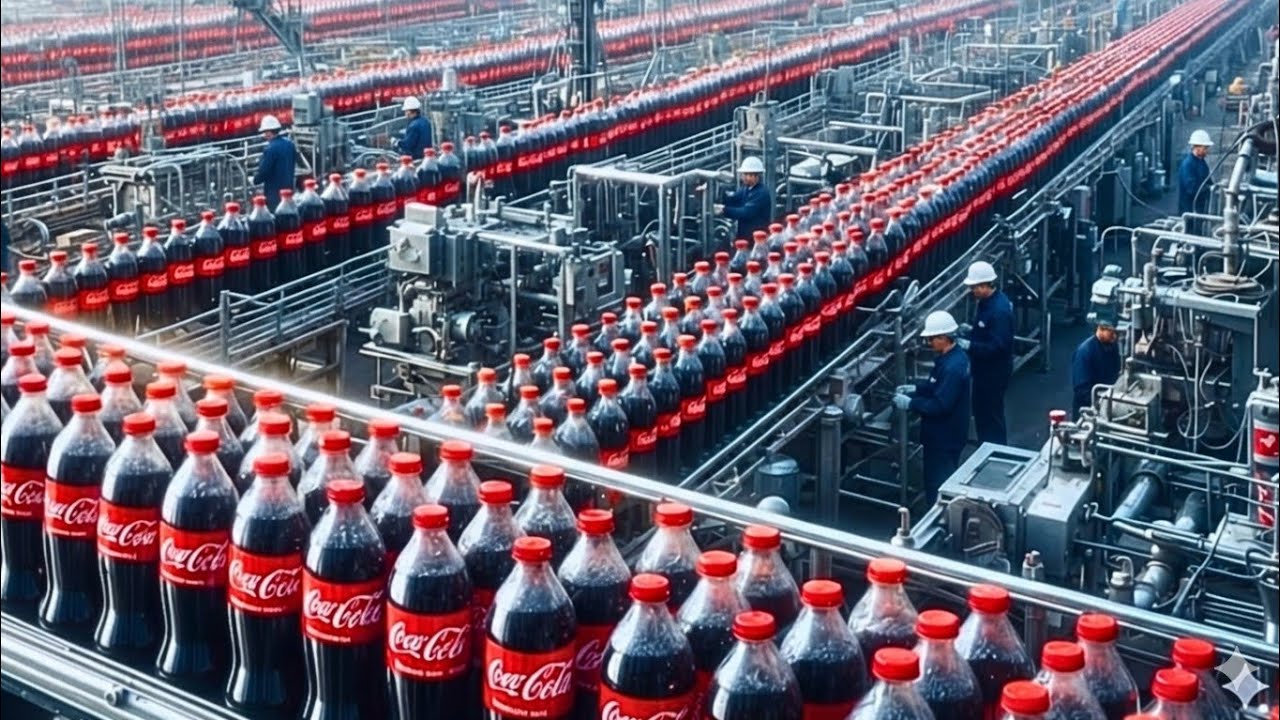 How Coca-Cola Is Made Today 🥤 | Inside the Billion-Dollar Factory