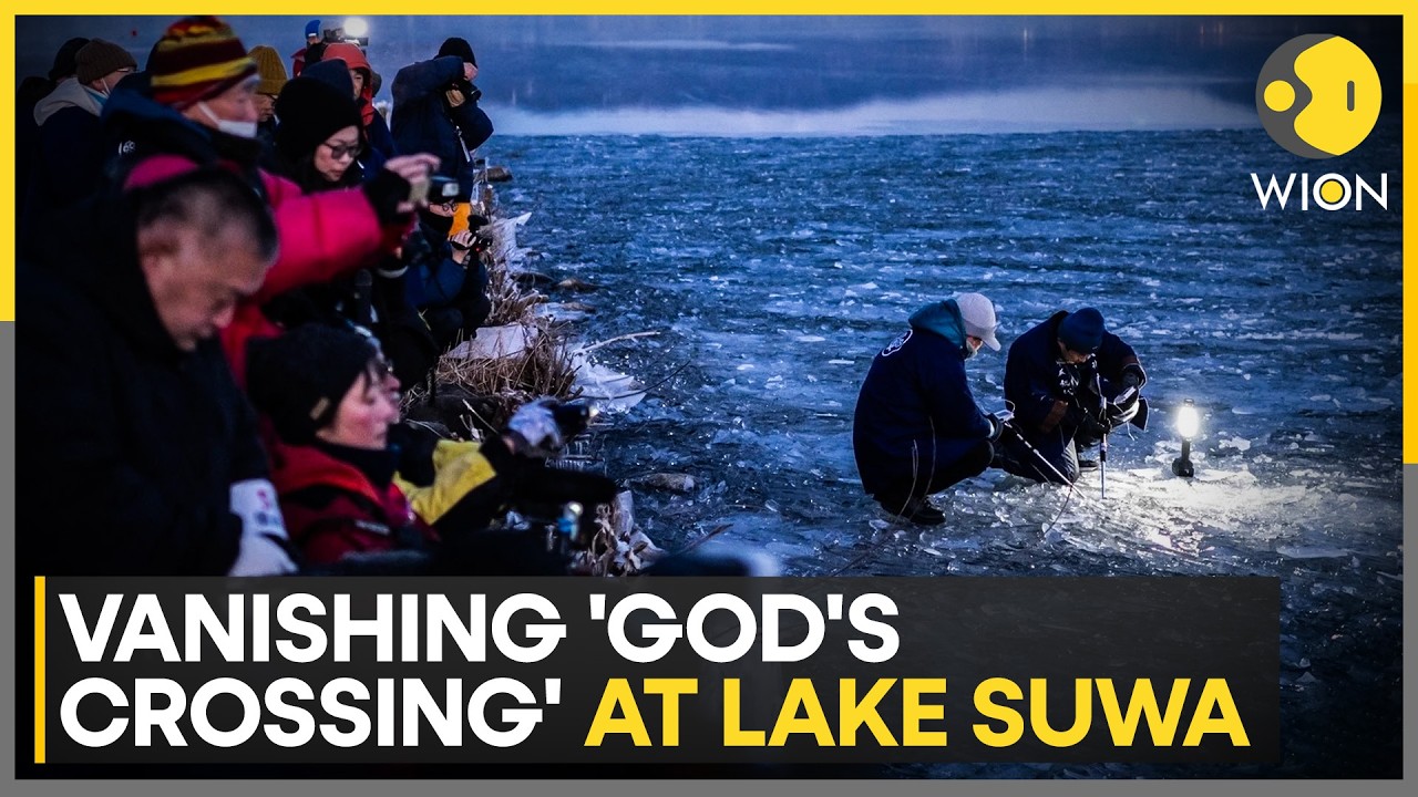 ‘God’s Crossing’ Vanishes at Lake Suwa: Japan’s Sacred Ice Threatened by Climate Change | WION