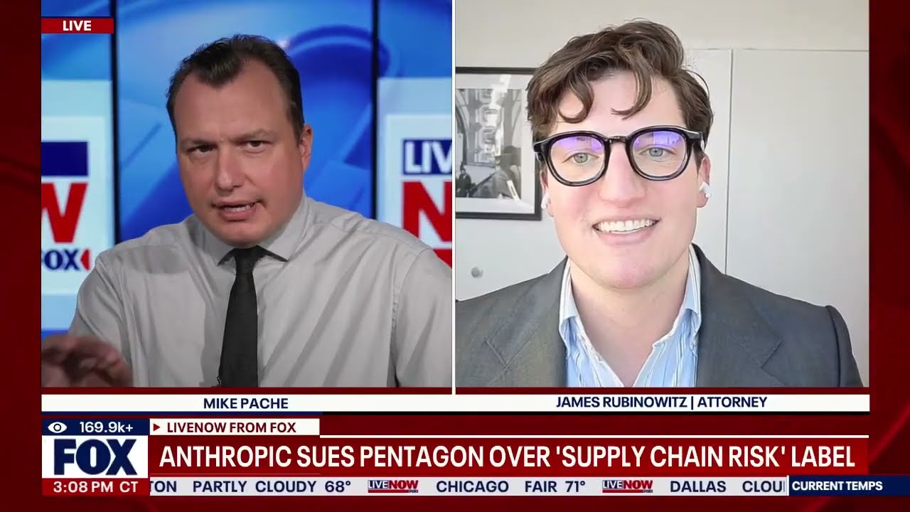 LiveNOW from FOX | New York trial attorney James Rubinowitz on Anthropic lawsuit against Trump admin