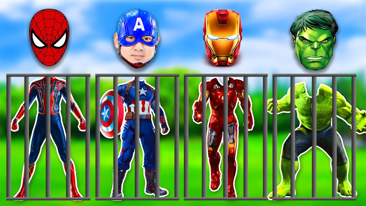 Wrong Heads Top Superheroes Puzzle ㅣMeme Coffin Dance COVER ㅣ LuckyKangi럭키강이