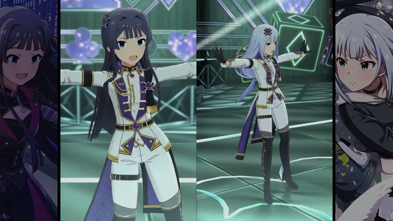 [밀리시타,ミリシタ] ESPADA 음원편집 MV // 모가미 시즈카, 시라이시 츠무기 듀엣 버전