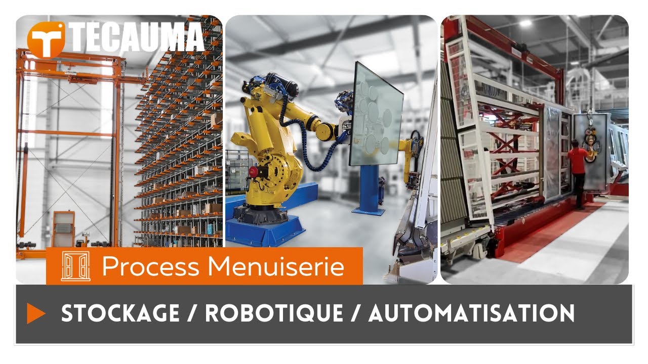 Solutions de stockage automatique, robotique et automatisation pour la Menuiserie Industrielle