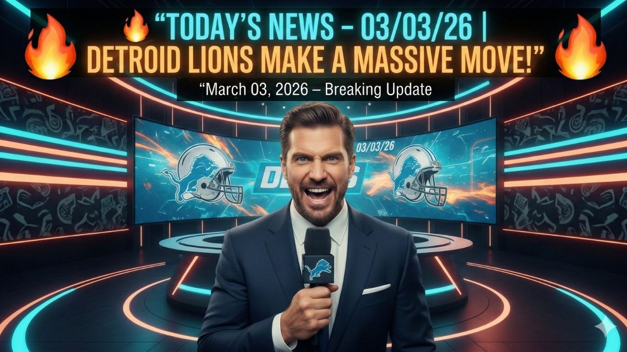 Lions Reshape Roster After Montgomery, Glasgow Exit | Lions News Today 03/03/26
