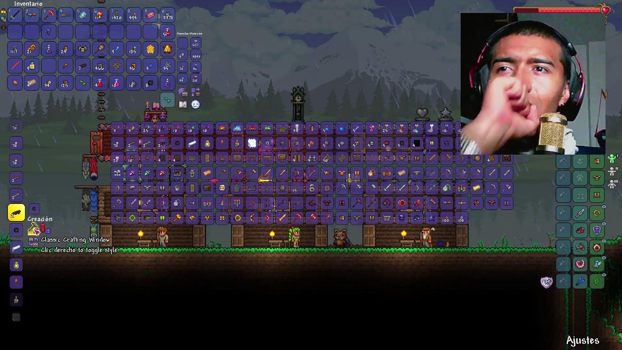🔴Vamos a por la muralla de carne a ver como nos va xD #terraria