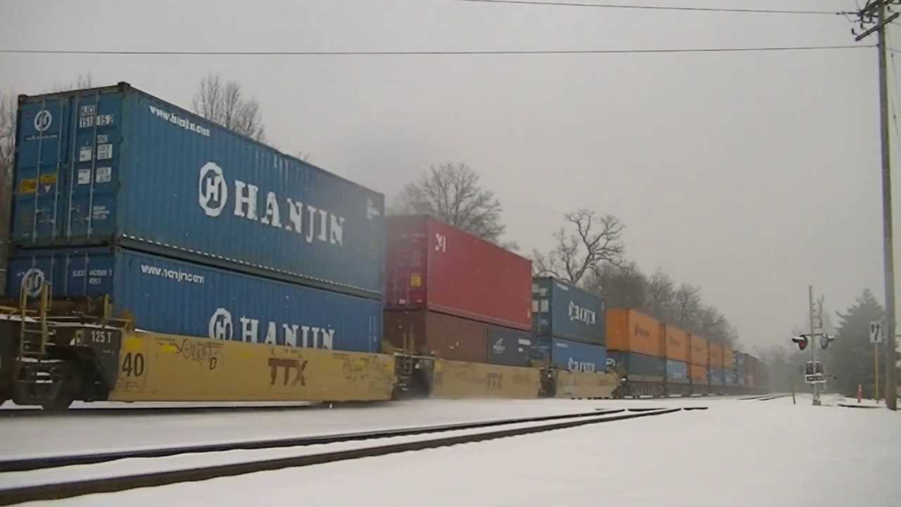 Trains of the BI-State part 1, with Snow shots!