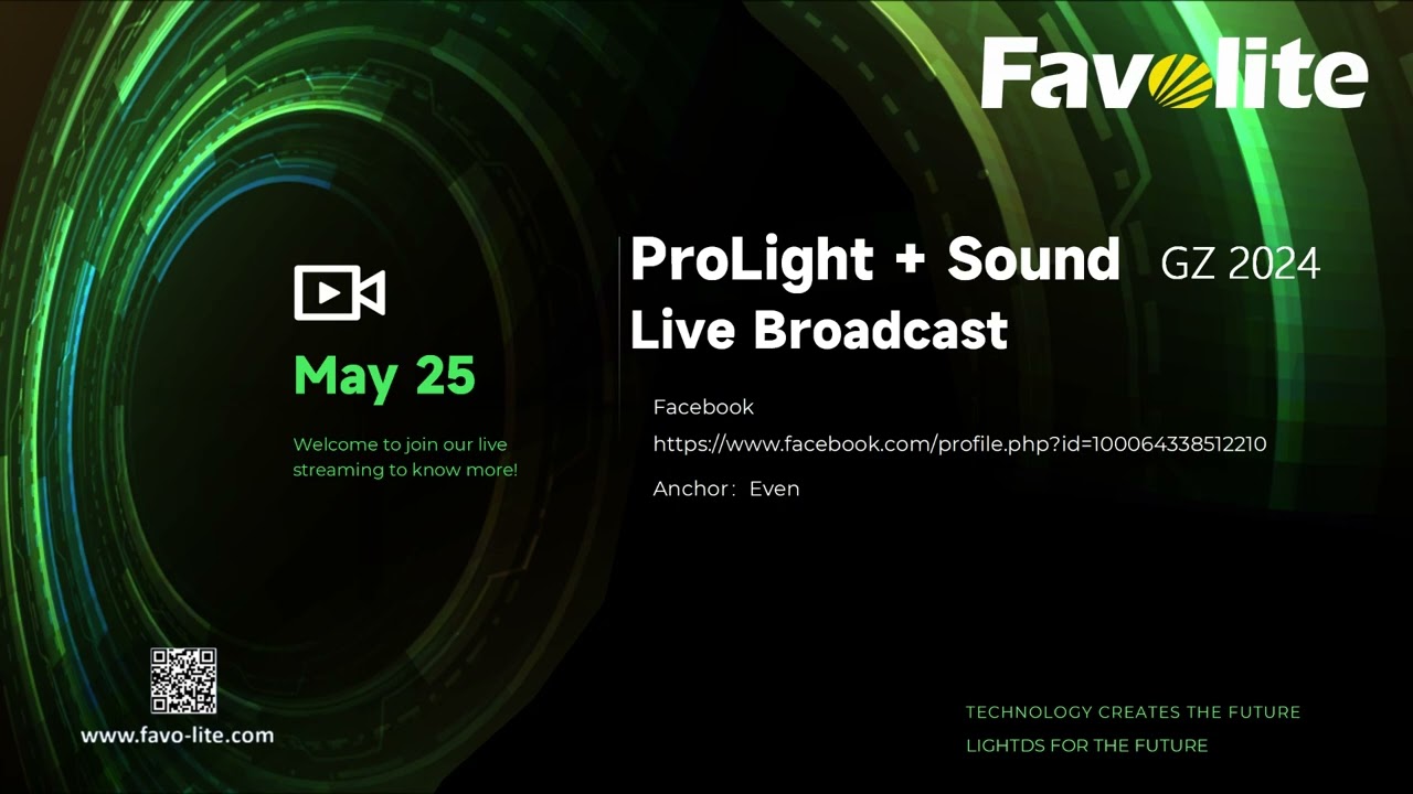 Live broadcast of the ProLight + Sound 2024 exhibition