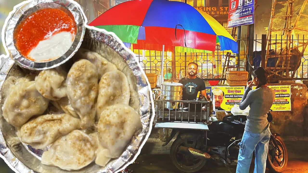 🏍️ Bike वाले Momos 🏍️ || Job चली गई 🥲Corona में तो Momos बेचना शुरू कर दीआ || Foodie by birth #momos