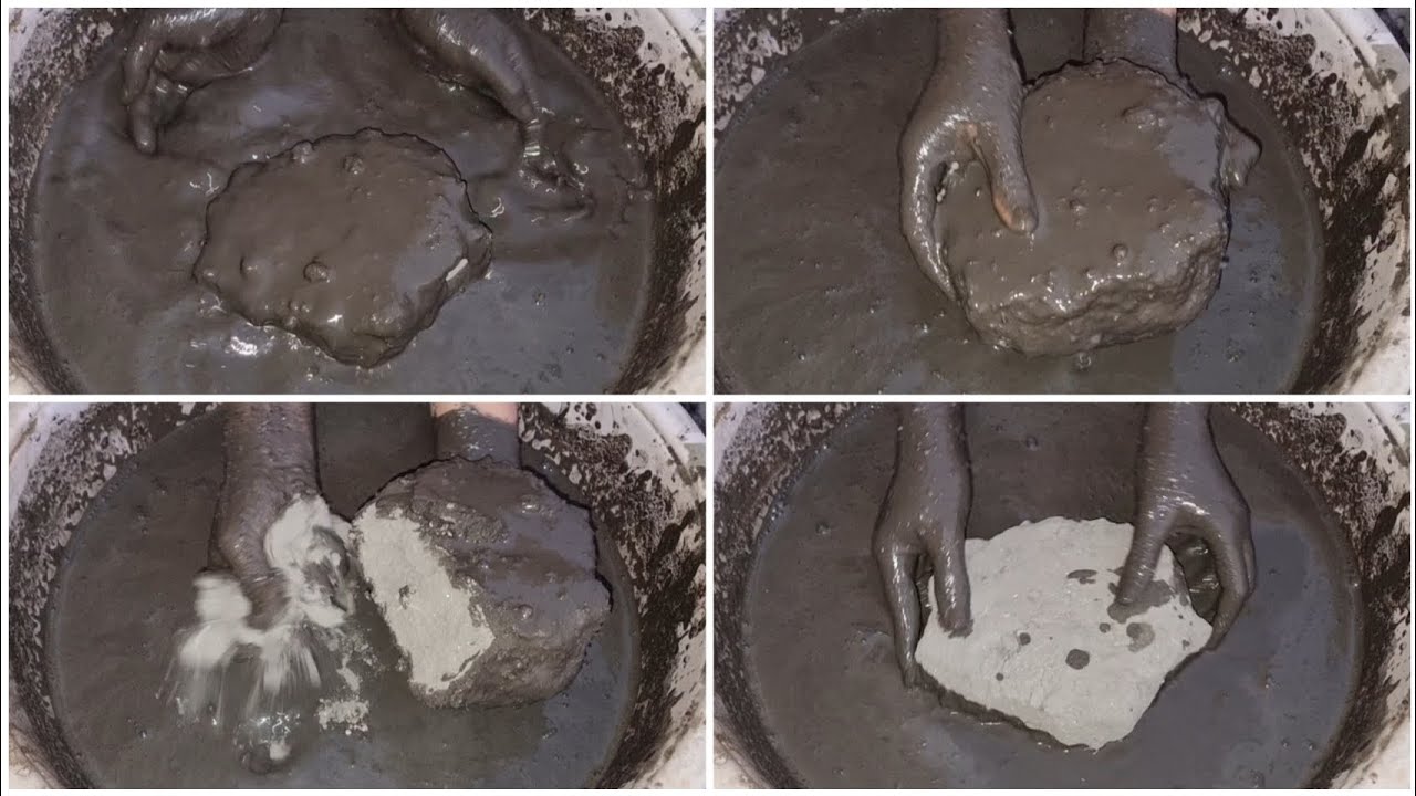 New Video | Stoney Black Sand Chunks Crumbling in Water Super Satisfying Mouthwatering ASMR 