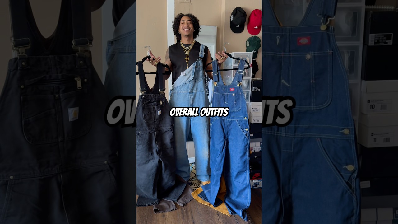 Wear overalls #overalls #streetoutfit #streetstyleinspirations #streetstyleinspo #mensfashion #90s