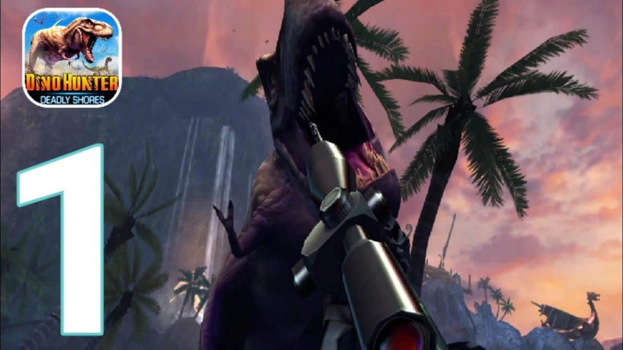 DINO HUNTER: DEADLY SHORES  (1st Region Complete)  - Gameplay