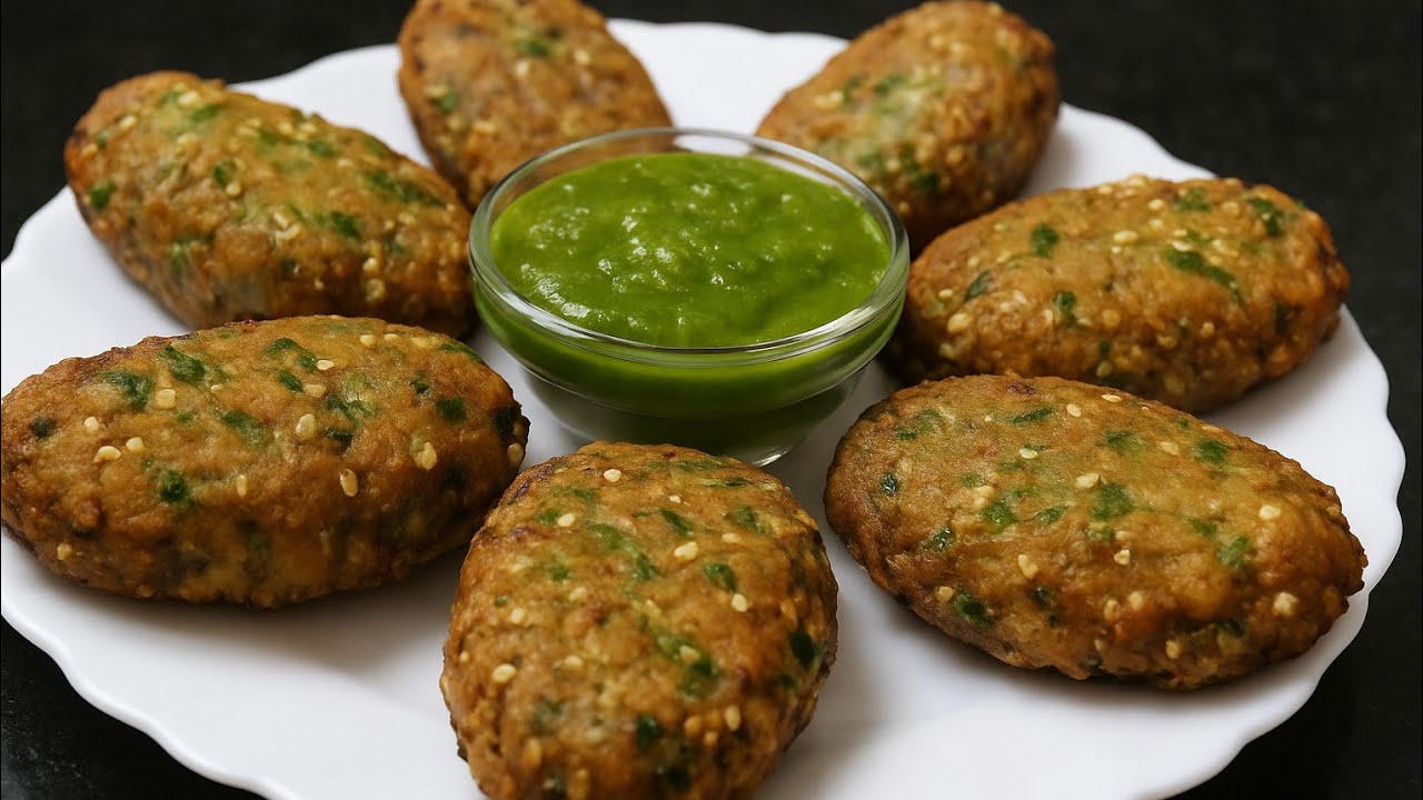  सर्दियों की खास हरे मटर और पोहा के कटलेट/winters special recipe/Matar Cutlet 