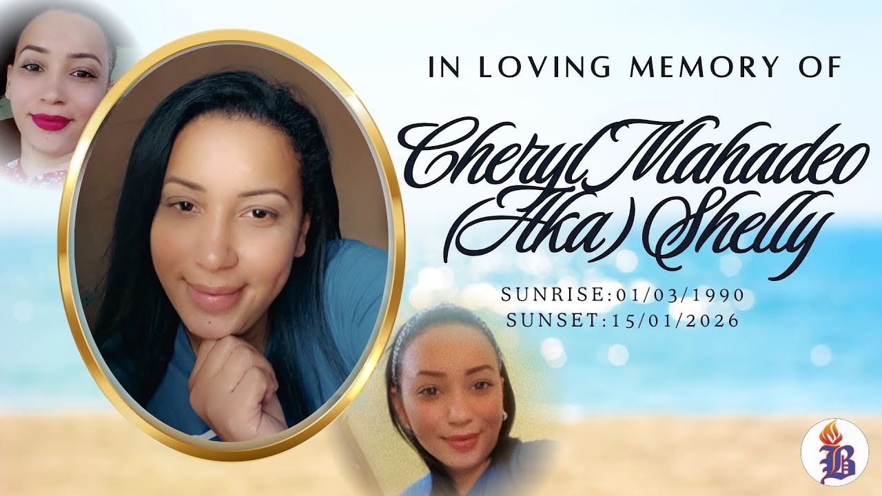 The Funeral Service Of  Cheryl Mahadeo (Aka) Shelly
