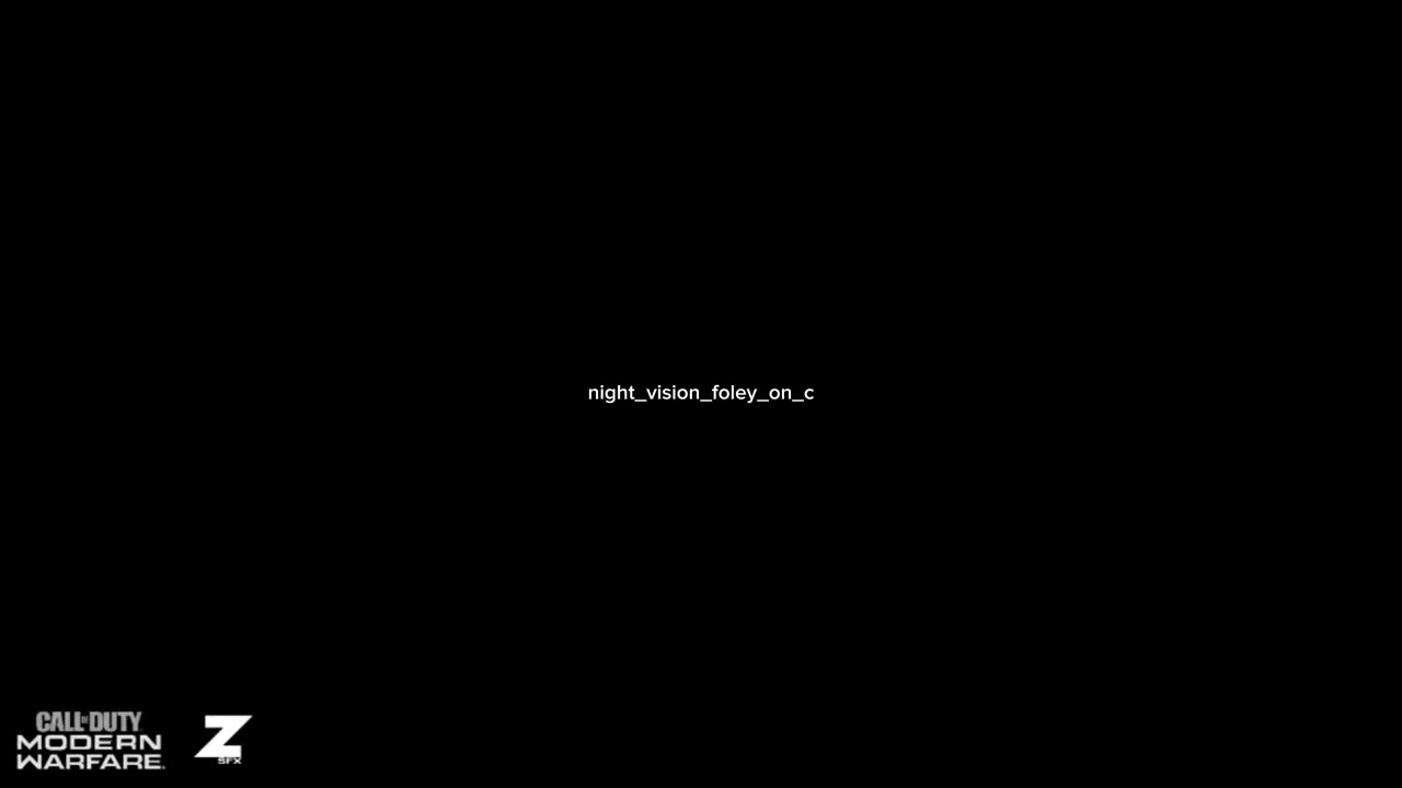COD MW19 - Nightvision SFX Pack (HQ)