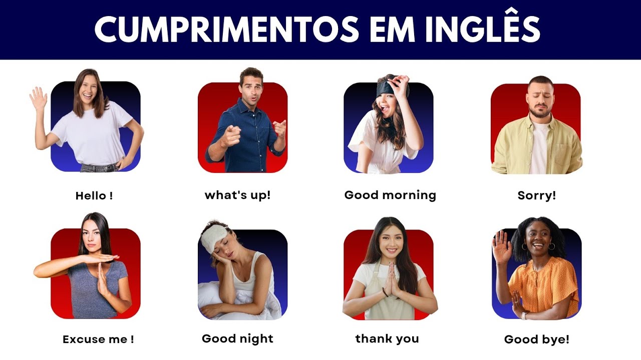 O jeito mais Rápido de começar Aprender inglês | Cumprimentos e Despedidas em inglês [INICIANTES]