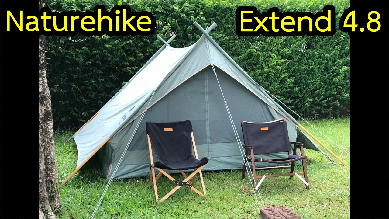 [Camping] รีวิว กางเต็นท์ Naturehike Extend 4.8 tent (GREEN color)