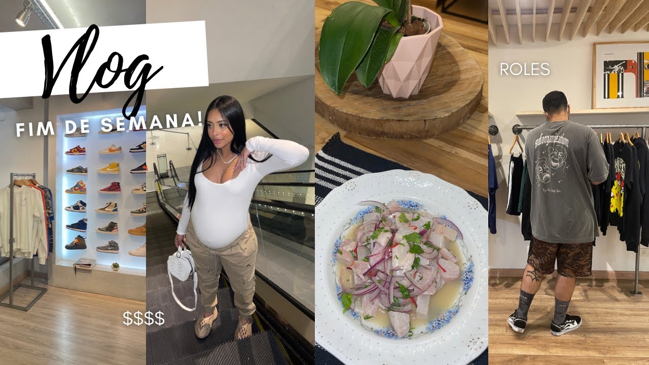 VLOG: GASTANDO TODO NOSSO DINHEIRO NO FIM DE SEMANA E RECEITA DE CEVICHE!