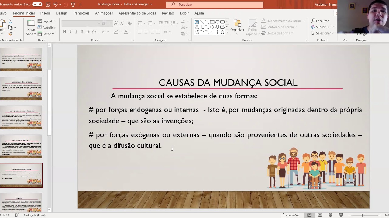 Sociologia - Mudan&ccedil;a Social (13-11-2020)