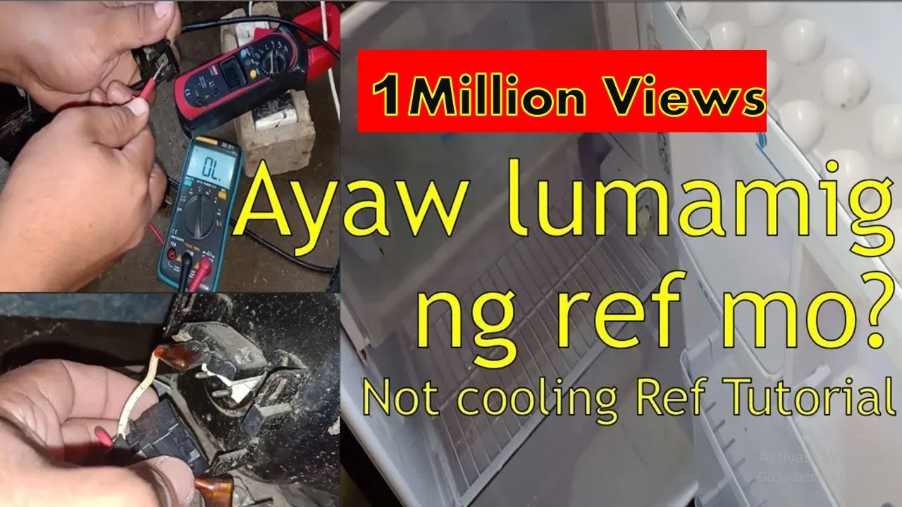 Refrigerator not Cooling Repair Tutorial/ Faulty Relay/ Tagalog