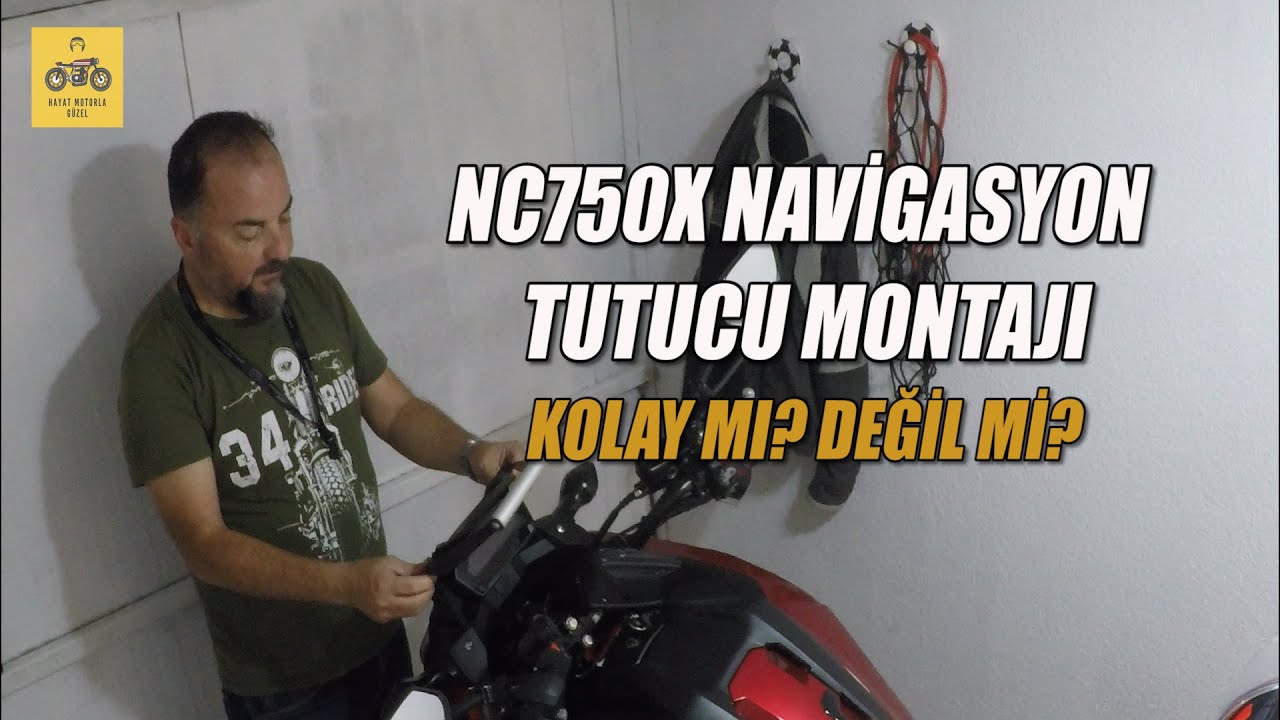 Honda NC750X Navigasyon Tutucu Montajı
