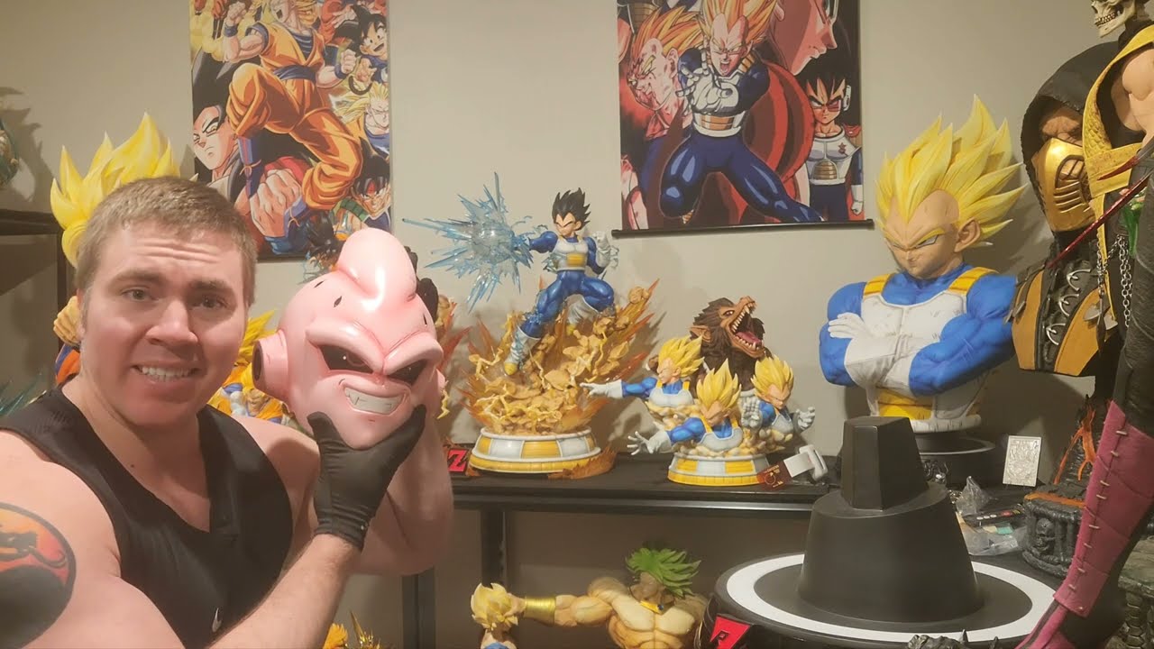 DBZ ArmyAnt Kid Buu Life Size Bust Unboxing