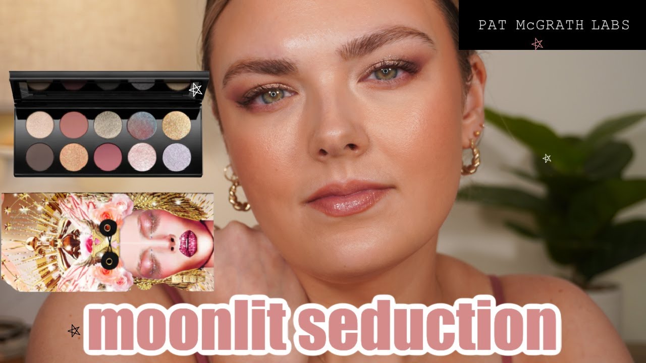 My First Time Trying Pat McGrath Eyeshadows! Pat McGrath Mothership X Moonlit Seduction Palette!
