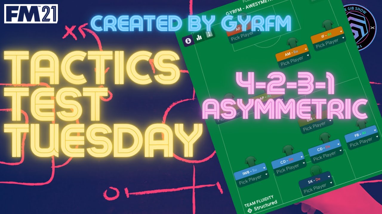 TRIPLE CHAMPIONS | FM21 TACTIC | Asymmetric 4-2-3-1 Football Manager 2021 | Tactics Test Tuesday