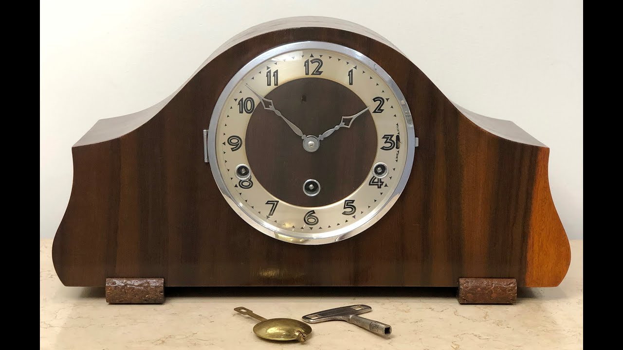Vintage FHS Westminster Pendulum Chime Mantel Clock | Item# 2244  - Adelaide Clocks