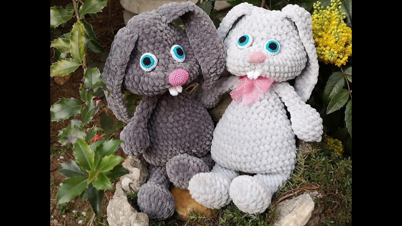 Puha húsvéti nyuszi horgolása - Soft easter bunny crochet tutorial