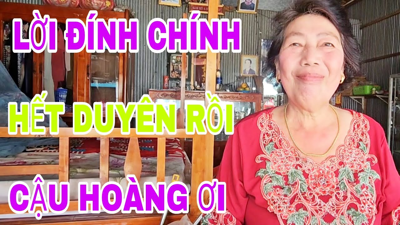 LỜI ĐÍNH CHÍNH TÔI VỚI ANH ẤY HẾT DUYÊN RỒI CẬU HOÀNG ƠI #1182