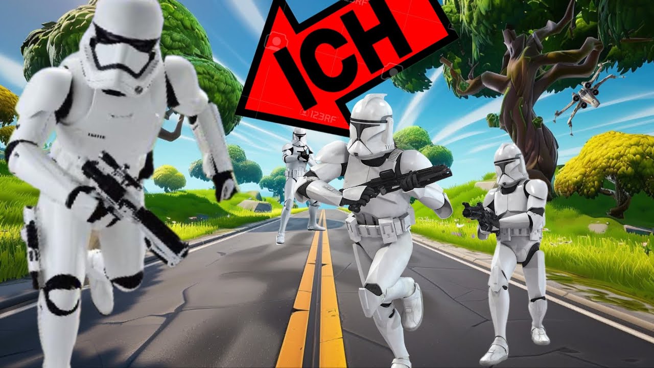 Fortnite aber nur als Klonsoldat mit Simon😱       (#automobile #fortnite #goviral