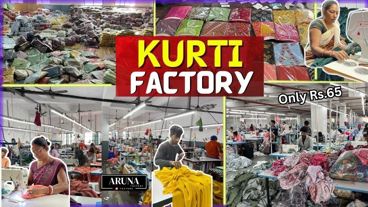 Kurti Factory in Surat | Kurti Manufacturer | Best Ethnic Wear | Cash On Delivery | Kurti @Rs.65