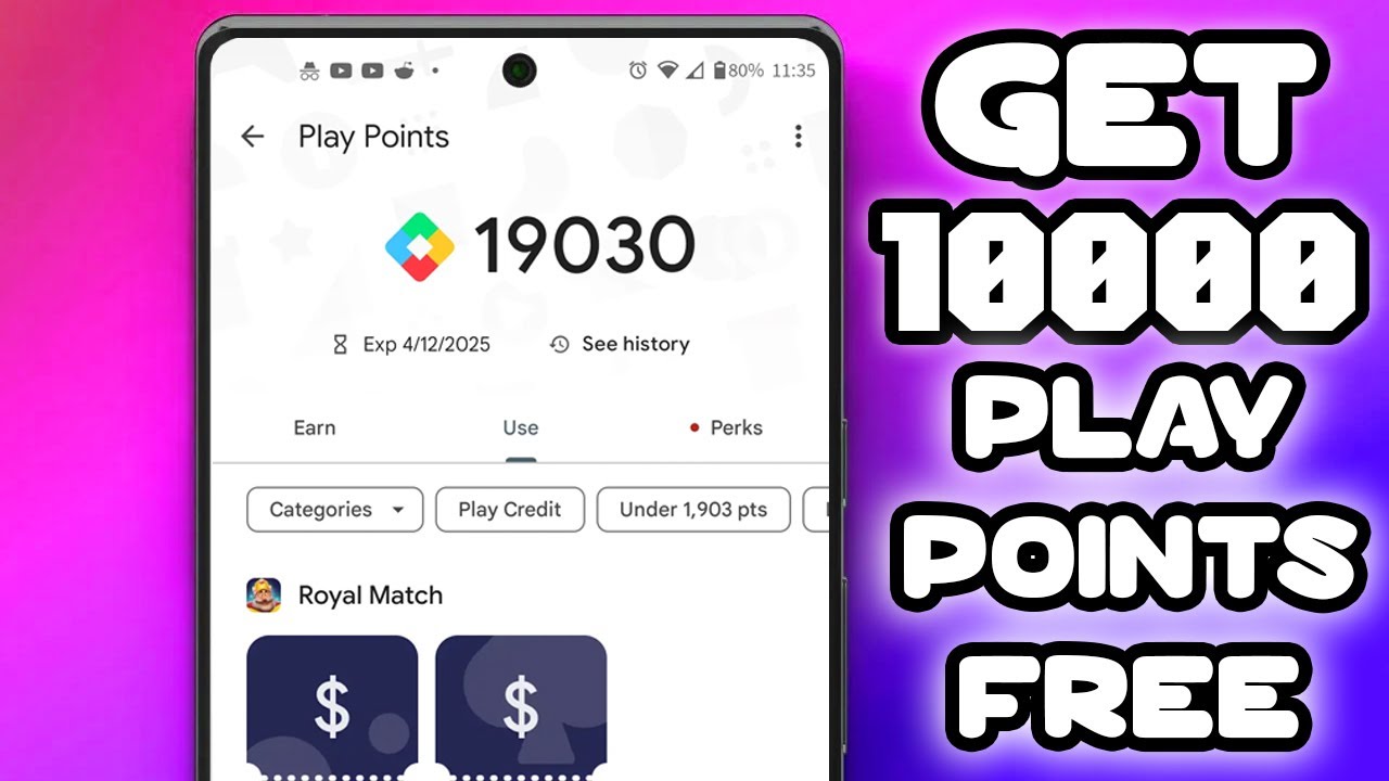 Как заработать баллы Google Play | Хитрость, чтобы получить 10000 баллов Play Points бесплатно!