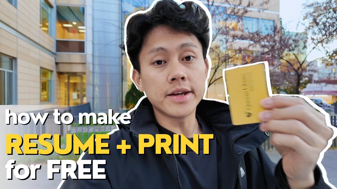 CARA BUAT RESUME / CV MUDAH DAN GRATIS DI AMERIKA