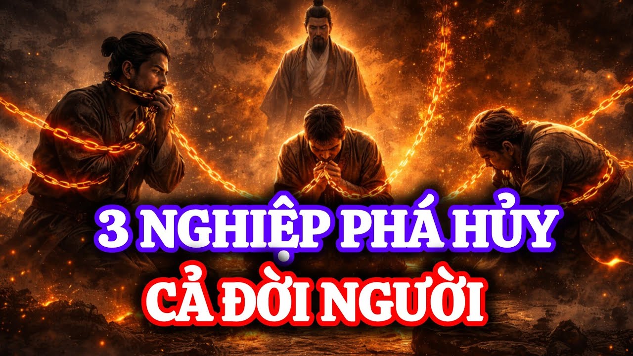 3 Nghiệp Nặng Nhất Khiến Đời Người Mãi Lao Đao – Nghe Để Tránh | Cổ Nhân Dạy Đời