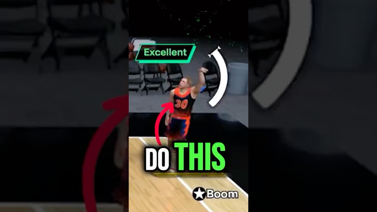 NBA 2K26 Shooting Tips: How to No DIP CATCH & SHOOT #nba2k26 #nba2k #2k26 #bestbuild #bestjumpshot