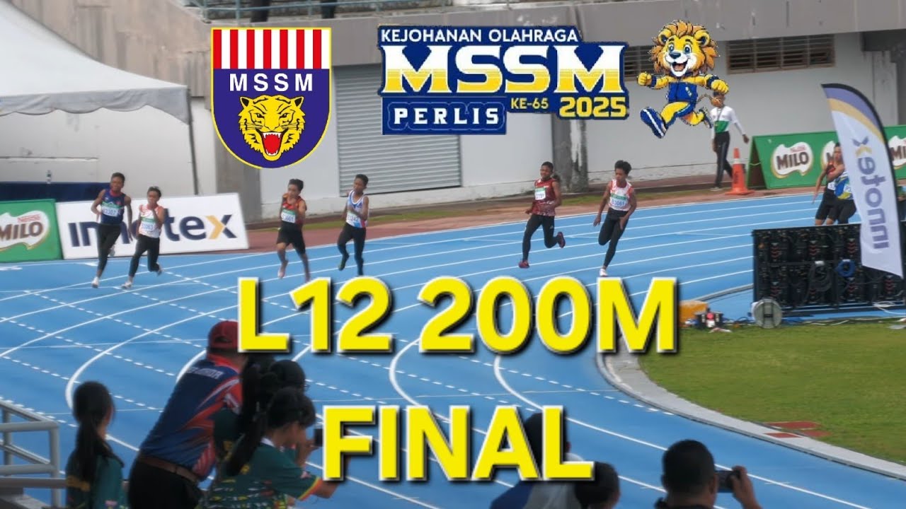 L12 200M Akhir Final Kejohanan Olahraga MSSM 2025 - 22 Aug 2025