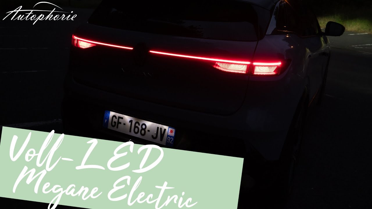 Renault Megane E-Tech Electric: adaptive Voll-LED-Scheinwerfer Test [4K] - Autophorie Extra