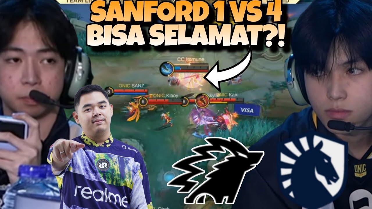 LAPU-LAPU SANFORD TERLALU GILAA !! JAGO BANGET COK !! ONIC VS TLPH MATCH 2 - M7 KNOCKOUT STAGE