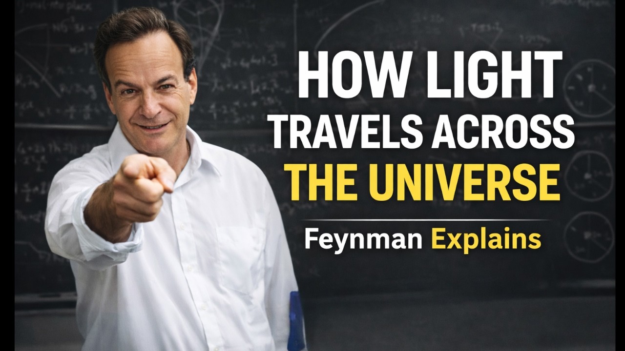 How Light Travels Across the Universe — Feynman Explains
