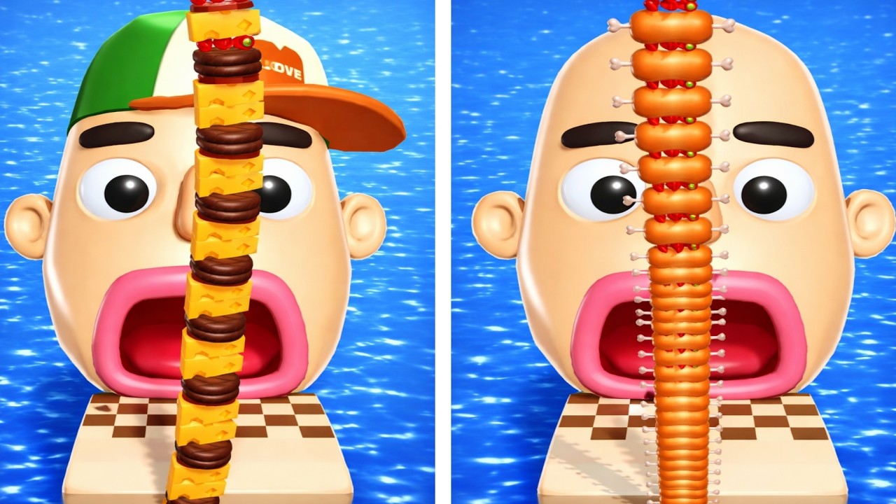 Sandwich Runner | Character VS Character - Satisfying Relaxing Speedrun Gameplay