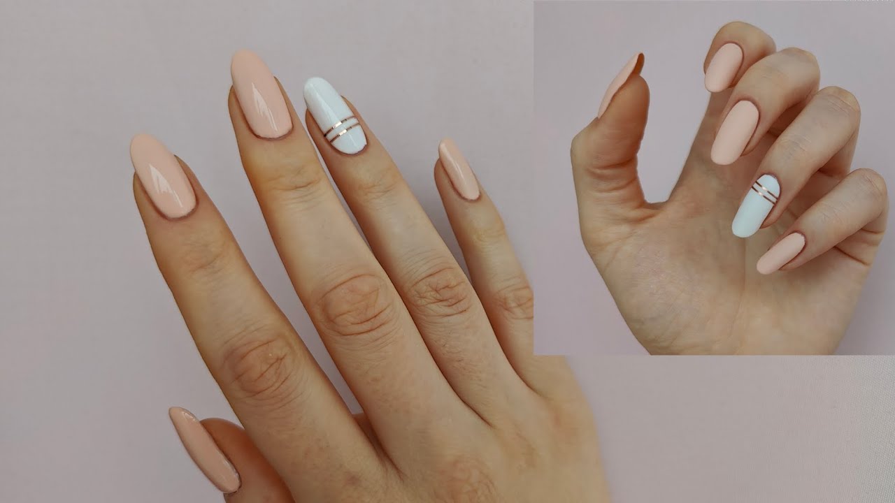 Обычный лак. Нюд под разным топом✨💅
