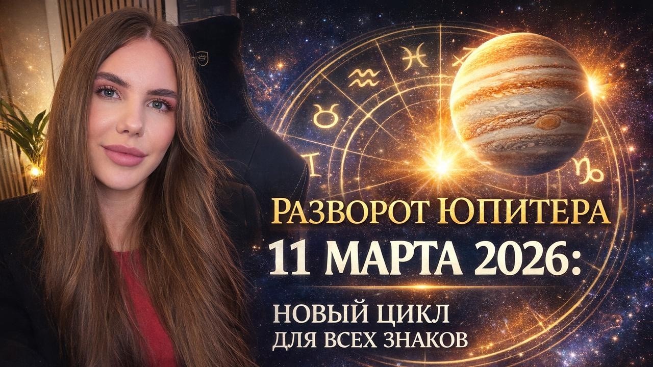 Разворот Юпитера 11 марта 2026: новый цикл для всех знаков